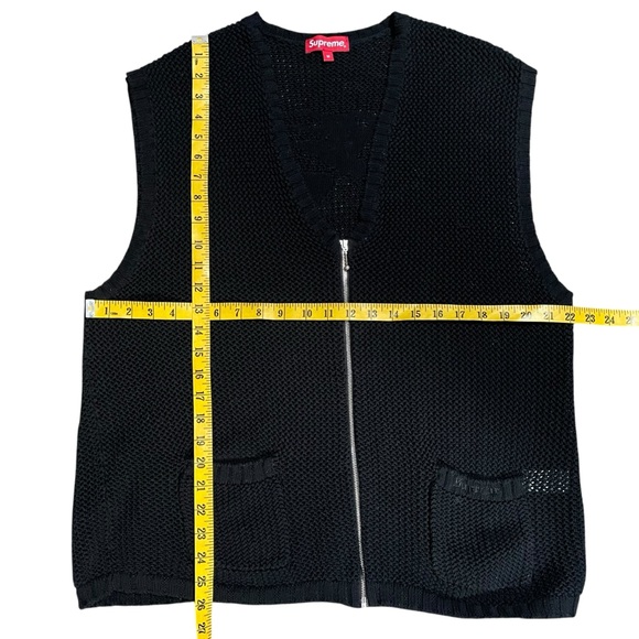 Supreme Dragon Zip Up Sweater Vest Size M - Picture 11 of 13